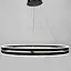 Люстра с подвесным черным кольцевым корпусом Ø 80 см | Ст. MJ264-800 | Line F - миниатюра 3