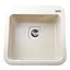 Гранитная мойка Globus Lux Barbora слоновая кость 510x510 мм, Бежевый - миниатюра 6