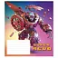 Тетрадь ученическая Super hero 012-3298K-1 в клетку, 12 листов - миниатюра 1