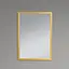 Дзеркало настінне Zerix Fonte MRZ09-700x850-Reverse Gold прямокутне в золотій рамі ZX5639, Золотий - мініатюра 3