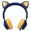 Наушники Hoco W36 Cat Ear Темносиний - миниатюра 2