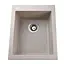 Гранитная мойка Globus Lux Lama миндаль 410x500 мм А0008, Терра - миниатюра 1