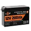 Акумулятор LP LiFePO4 12V (12,8V) - 200 Ah (2560Wh) (Smart BMS 100А) з BT пластик для ДБЖ - мініатюра 4