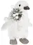 Мягкая новогодняя игрушка BonaDi Пингвин 23см Фигурка декоративная Белая - миниатюра 1