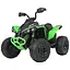 Електромобіль дитячий Bambi Квадроцикл M 5001EBLR-5 з пультом керування звуком і світлом Зелений - мініатюра 1