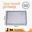 Туалет лоток для собак під пелюшку 60х40 ПУХНАСТЕ ЩАСТЯ сірий - мініатюра 6