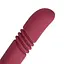 Вібратор Loveline Double-Sided Thrusting 33 см бордовий - мініатюра 3