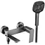 Смеситель для ванны Rea Storm gun grey настенный с изливом REA-B4585 Графит - миниатюра 1