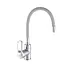 Змішувач для кухні Zerix SAR 181 з гнучким виливом ZX4655 Хром - мініатюра 1
