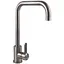 Змішувач для кухні Globus Lux ALPEN SBT2-203L одноричажний з поворотним зливом для установки на одне отвір - мініатюра 1