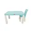 Дитячий пластиковий Стіл і 2 стільці 04680/7 бірюзовий - мініатюра 3