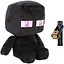 Мягкая игрушка Эндермен из Майнкрафта (Minecraft) 20 см + человечек - миниатюра 1