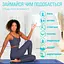 Коврик для йоги и фитнеса EasyFit TPE+TC 6 мм двухслойный, голубо-синий + Чехол (EF-1924s-LBBL) - миниатюра 8