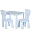 Дитячий столик M 6176-4 стільниця 76,5х54,5 см, 2 стільчики - мініатюра 1
