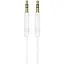 Аудіокабель Borofone BL16 Clear sound AUX audio cable білий - мініатюра 1