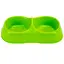 Миска двойная для корма и воды MPS Maya Double M Miz Col. 26x15x8 см  - миниатюра 7