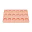 Форма силиконовая для выпечки печенья Мадлен на 18 ракушек 32х24х1.4 см C381, Kitchen Master Бежевый 87171 - миниатюра 6