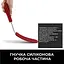 Професійна кулінарна силіконова лопатка 38 см для смаження та перевертання на антипригарному посуді Бордовий 88317 - мініатюра 4