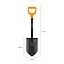 Лопата штикова коротка Fiskars Solid 80 см (1066715) - мініатюра 4