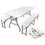 Набор садовой мебели SpringFun стол складной 180см + 2 лавки для пикника 175/230 кг - миниатюра 1