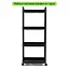 Этажерка Wall Sticker SW-00002108 мобильная четырехъярусная универсальная пластиковая 41х25х101 см черная - миниатюра 3