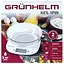 Ваги кухонні Grunhelm KES-1PW з чашою максимальна вага 5 кг білі (136007) - мініатюра 5