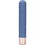 Вібратор Loveline Ribbed Mini 14.1 см синій - мініатюра 1