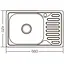 Кухонная мойка Zerix Z6642-08-180D decor ZX1601, Decor - миниатюра 2