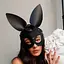 Маска Кролик Playboy Черный K000936 - миниатюра 4