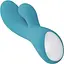 Вібратор-кролик Cala Azul Martina I Rabbit Vibrator 18 см бірюзовий - мініатюра 1