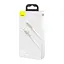 Кабель Baseus Cafule Series Metal Data Cable USB to Lightning 2.4A 1 м Белый - миниатюра 3