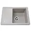 Кухонная мойка гранитная Globus Lux Mono миндаль 620х435мм-А0008, Терра - миниатюра 1
