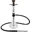 Кальян Trumpet Hookah Rider S White (колба Crystal Clear) - мініатюра 1