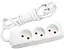 Удлинитель 3/3м без заземл. белый (Multi-Let) - миниатюра 1