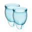 Набор менструальных чаш Satisfyer Feel Confident, Голубий - миниатюра 1