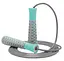 Скакалка PowerPlay 4206 Jump Rope PRO+ Серо-мятная 2,75 м (PP_4206_Grey/Mint) - миниатюра 1