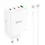 Адаптер мережевий Hoco N31 Leader four-port (3C1A) fast charger set + Type-C to Type-C кабель - мініатюра 2
