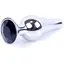 Анальна пробка Boss Of Toys Boss Series - Jewellery Silver Butt Plug Black, BS6400074, Срібний / Чорний - мініатюра 1