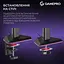 Настільне кріплення для монітора Gamepro MAG101V RGB 17`-40` Black/Violet [148276] - мініатюра 12