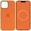 Чохол Epik Silicone case AAA with Magsafe and Animation для Apple iPhone 12 Pro/12, 6.1 Помаранчевий/Kumquat - мініатюра 1