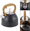 Чайник Whistling Kettle Black із нержавіючої сталі зі свистком Kamille 20 см kuh0006800 - мініатюра 4