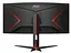 Монiтор 34" AOC CU34G2XP/BK Black/Red - миниатюра 4