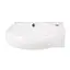 Умивальник Qtap Leo підвісний овальний правий 430x290x140 мм White + донний клапан PU02O, Білий - мініатюра 3