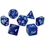 Набір кубиків Pearl 7 Dice Set - Blue , 7 шт. (g7dpearl07) - мініатюра 1