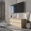 Тумба под телевизор Vays R-6 Дуб Сонома, 4 ящика без ручек, ЛДСП, 140×40×53 см - миниатюра 1
