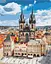 Картина за номерами на підрамнику Brushme Ратуша Праги - мініатюра 1