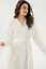 Халат-кимоно со льна Lotus Home - Madrida белый L/XL - миниатюра 3