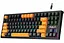 Клавиатура игровая механическая Aula Mechanical F-3032 Black keycaps + 21 Yellow keys KRGD Brown - миниатюра 2