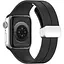 Ремешок DK для Apple Watch 38mm (Series 1 / 2 / 3) Silicone Sport Magnetic (017247) (black / silver) - миниатюра 2