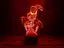 Нічник-світильник 3D Людина-павук 3DTOYSLAMP 24х15 см osv0001217 - мініатюра 1